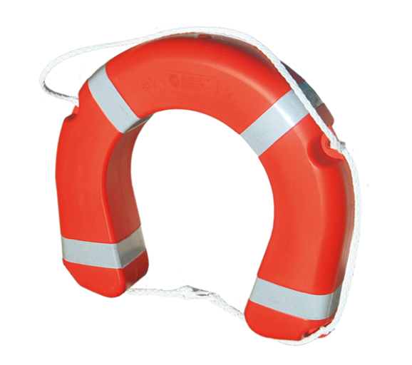 HORSESHOE BUOY HOLDER HOMOLOGATED ACCORDING TO MINISTERIAL DECREE 367/04