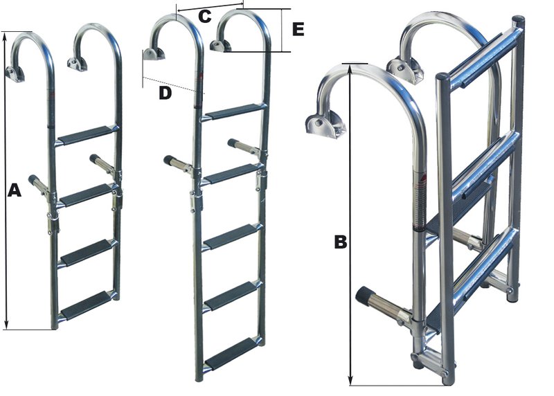 "VIPER 5" S.STEEL LADDER