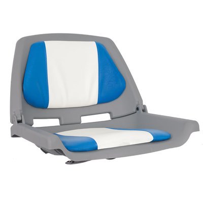 Fisherman Boat Seat Blue/White