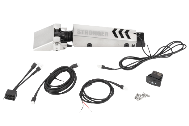 Echo sounder transducer position regulator LIFT