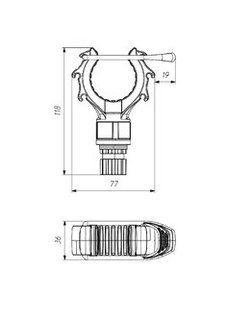 Держатель предметов (Rh100 чёрный)