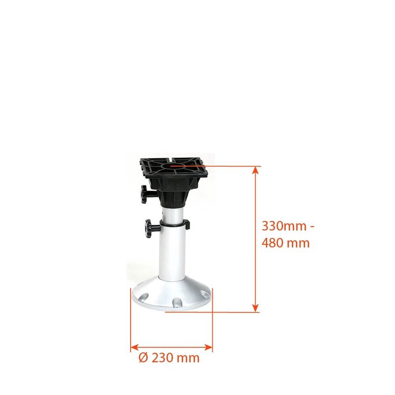 Telescopic pedestal OceanSouth 330-480mm