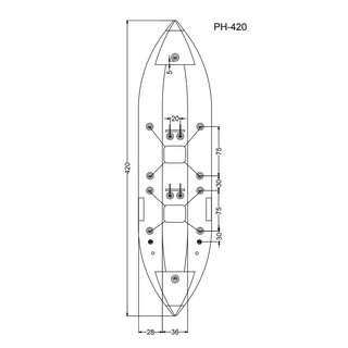 Inflatable kayak 420