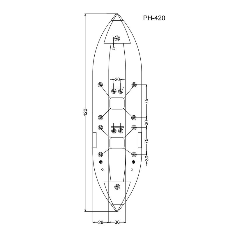 Inflatable kayak 420