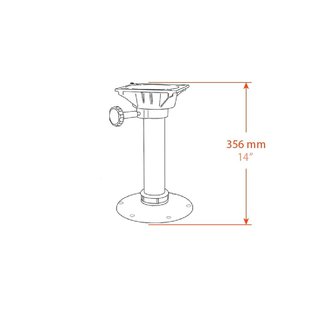 Pedestal package Springfield / post 13”