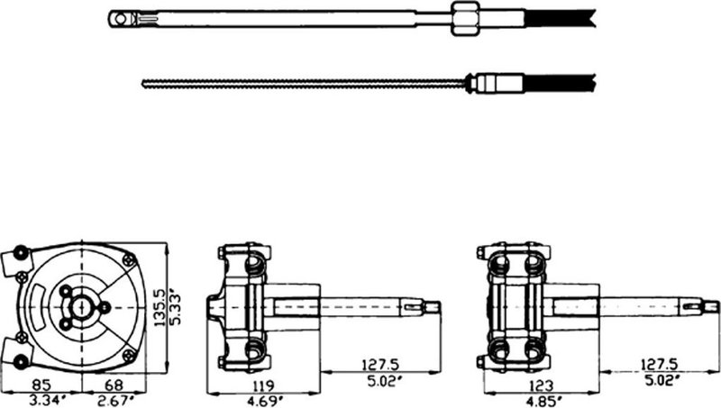 Рулевой редуктор T71FC