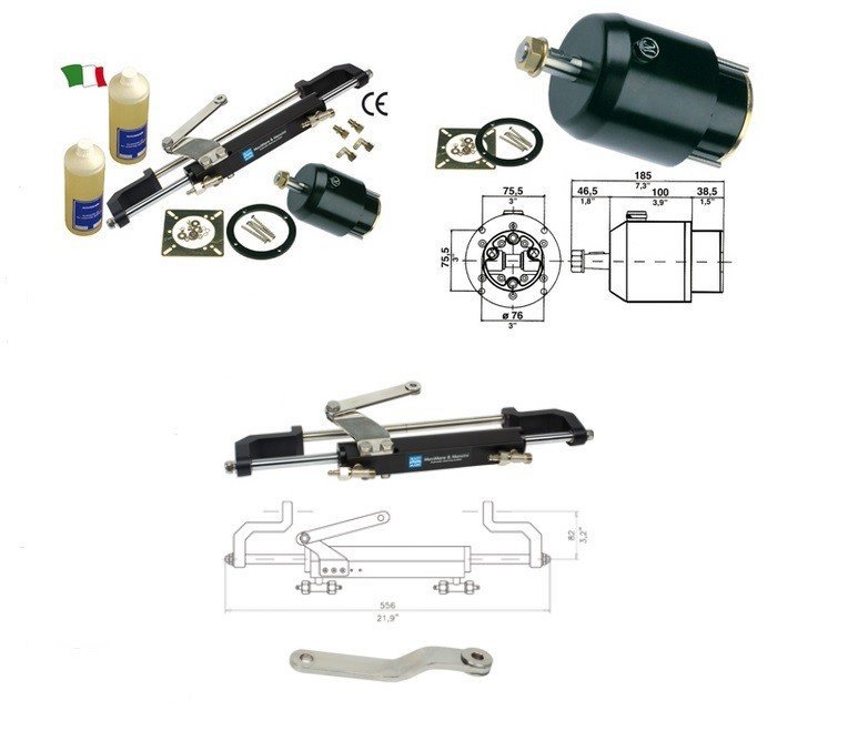 HYDRAULIC STEERING SYSTEM UP TO 150 HP